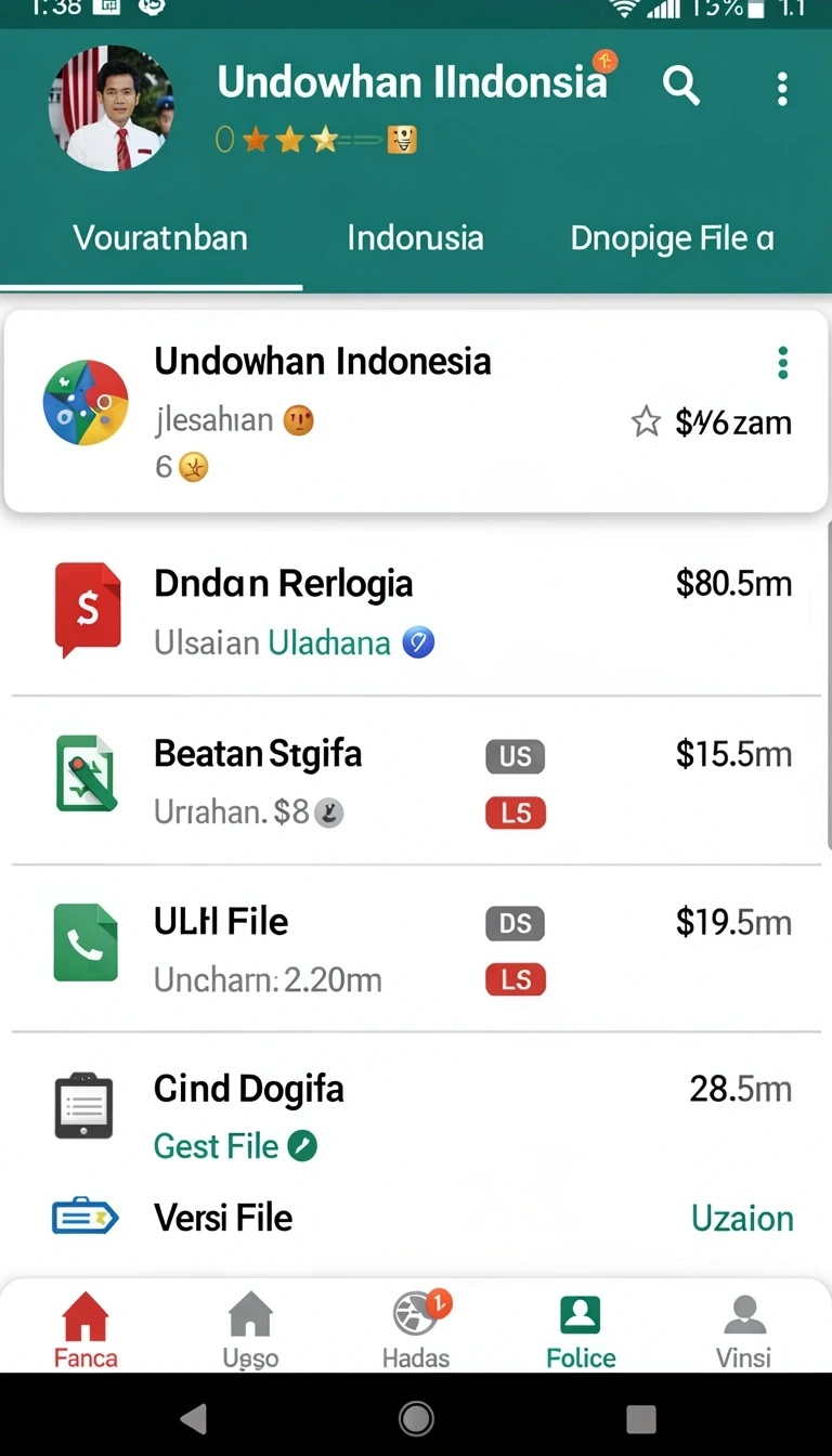 Beragam pilihan permainan menarik dalam aplikasi Panduan Instalasi Aplikasi bambuhoki88 di Android.