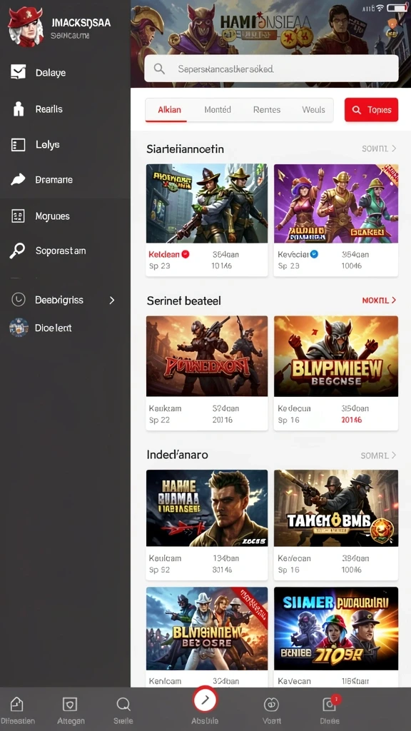 Beragam pilihan permainan menarik dalam aplikasi Download totokaurat APK Original untuk Android.