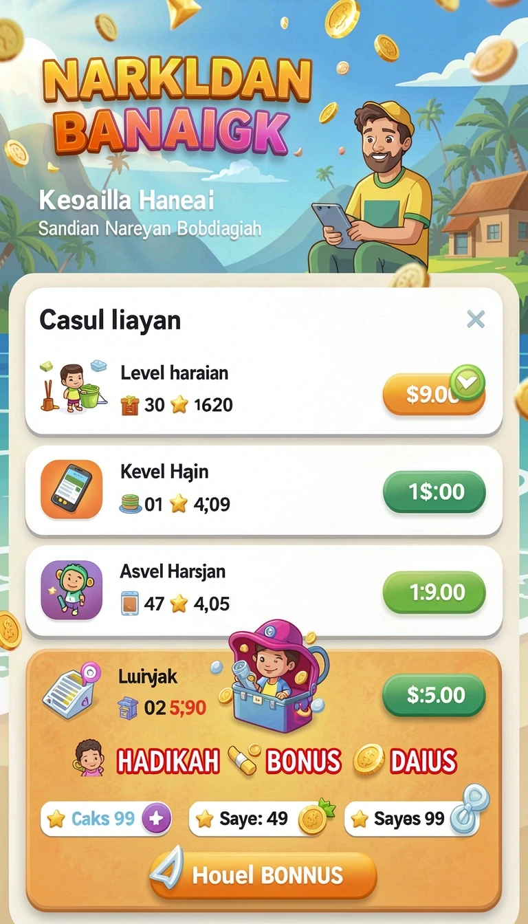 Beragam pilihan permainan menarik dalam aplikasi Update Aplikasi rezego Terbaru 2026.