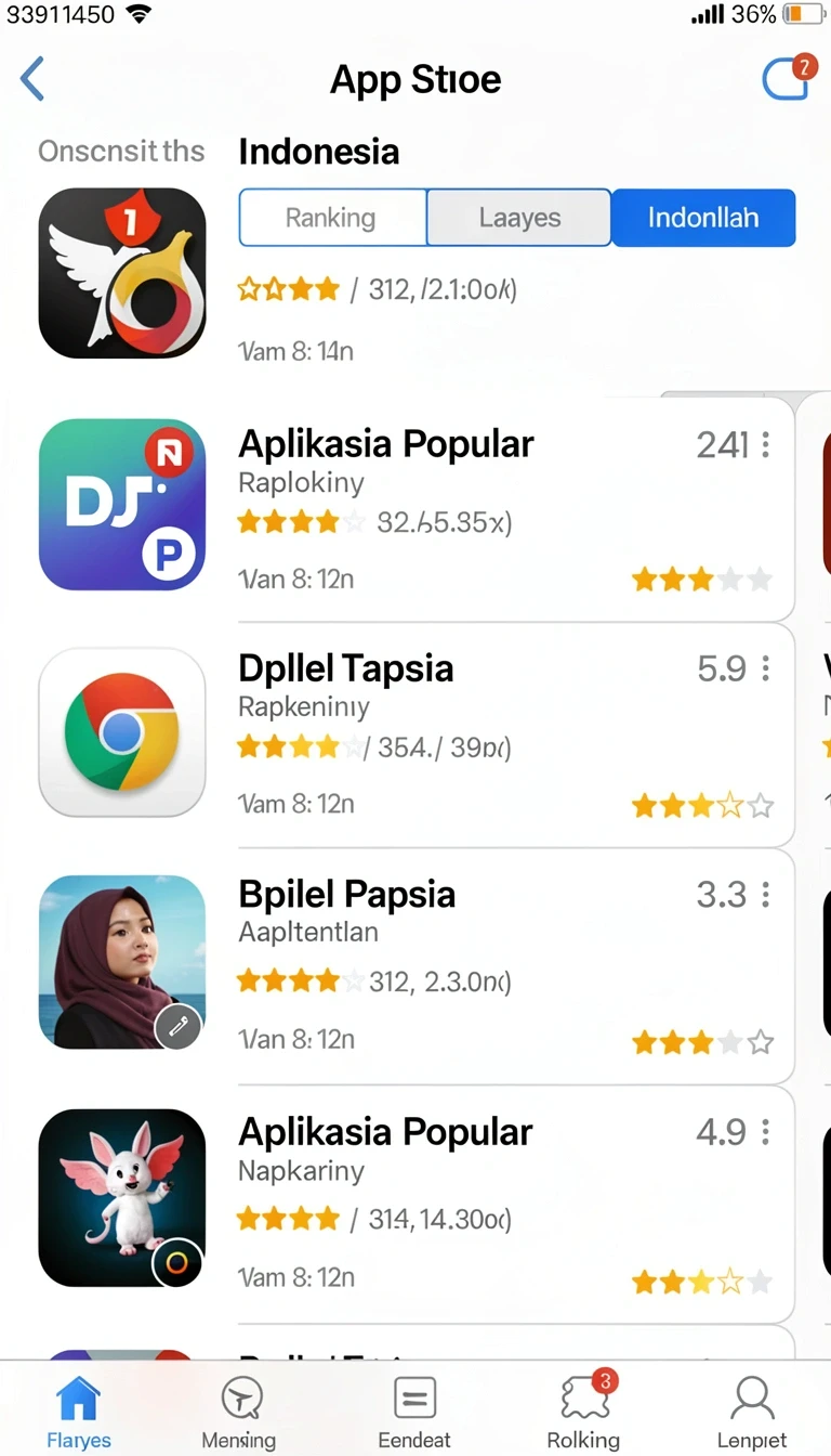 Beragam pilihan permainan menarik dalam aplikasi winidn APK Full Version untuk Android.