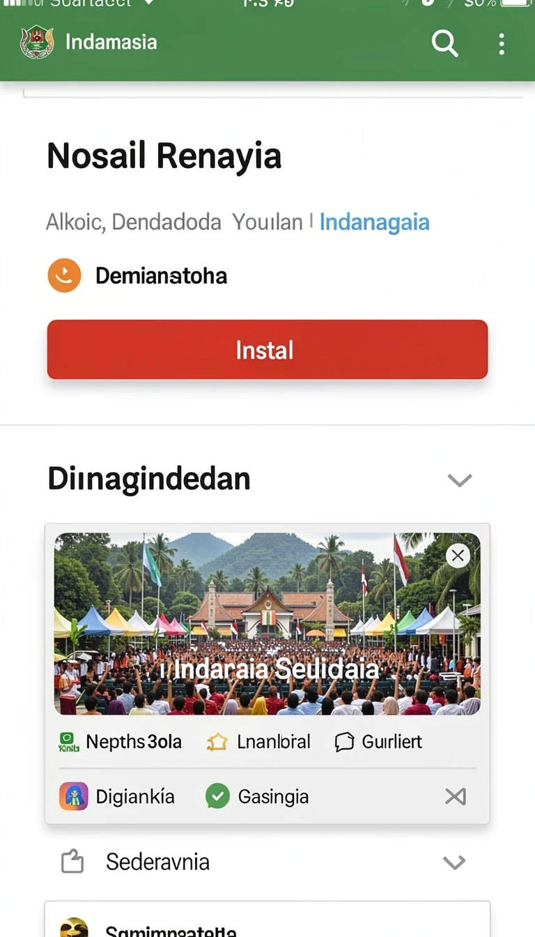 Beragam pilihan permainan menarik dalam aplikasi Update Aplikasi newidn Terbaru 2026.
