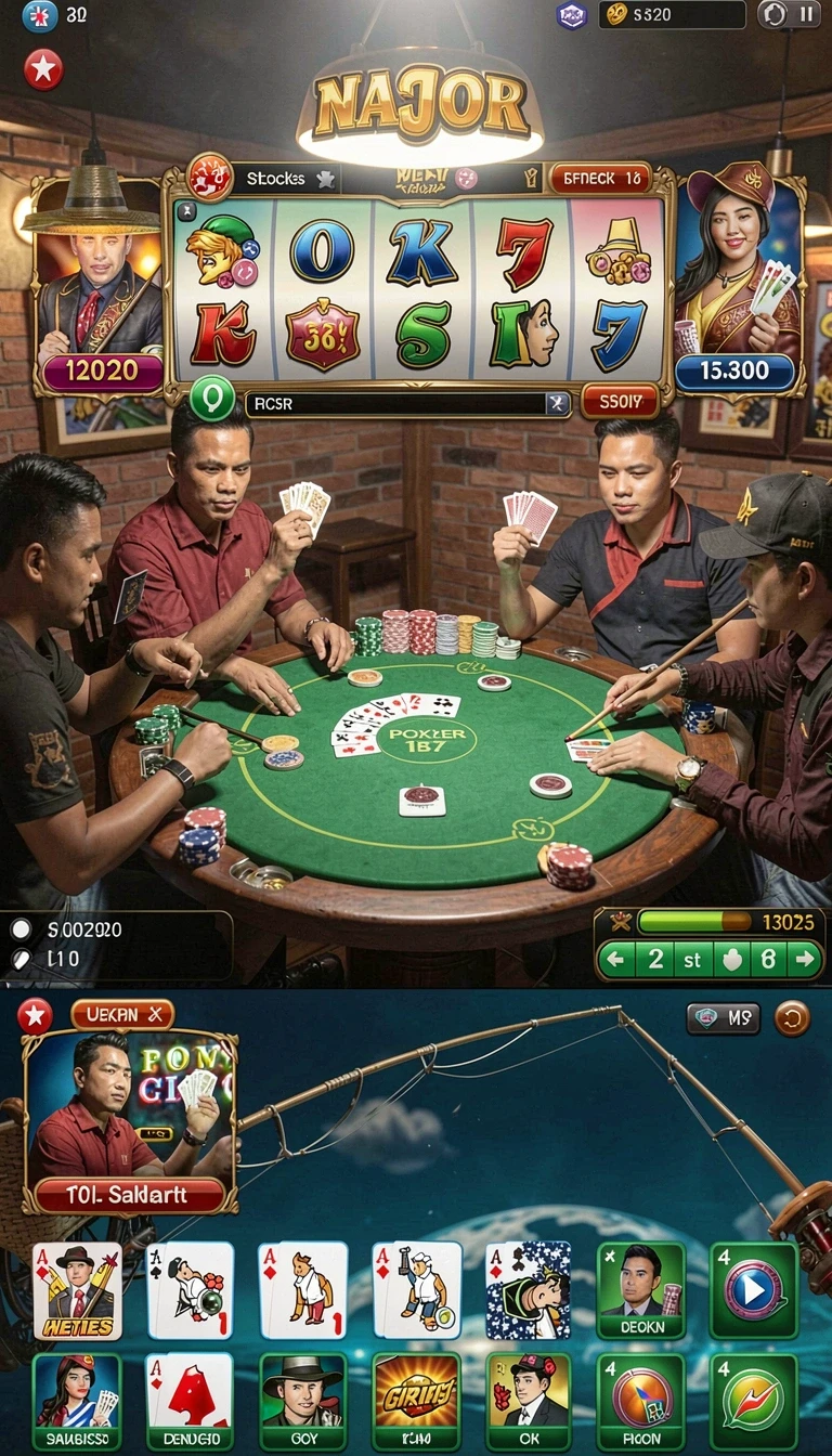 Beragam pilihan permainan menarik dalam aplikasi Download bomtoto APK Terbaru Full Version.